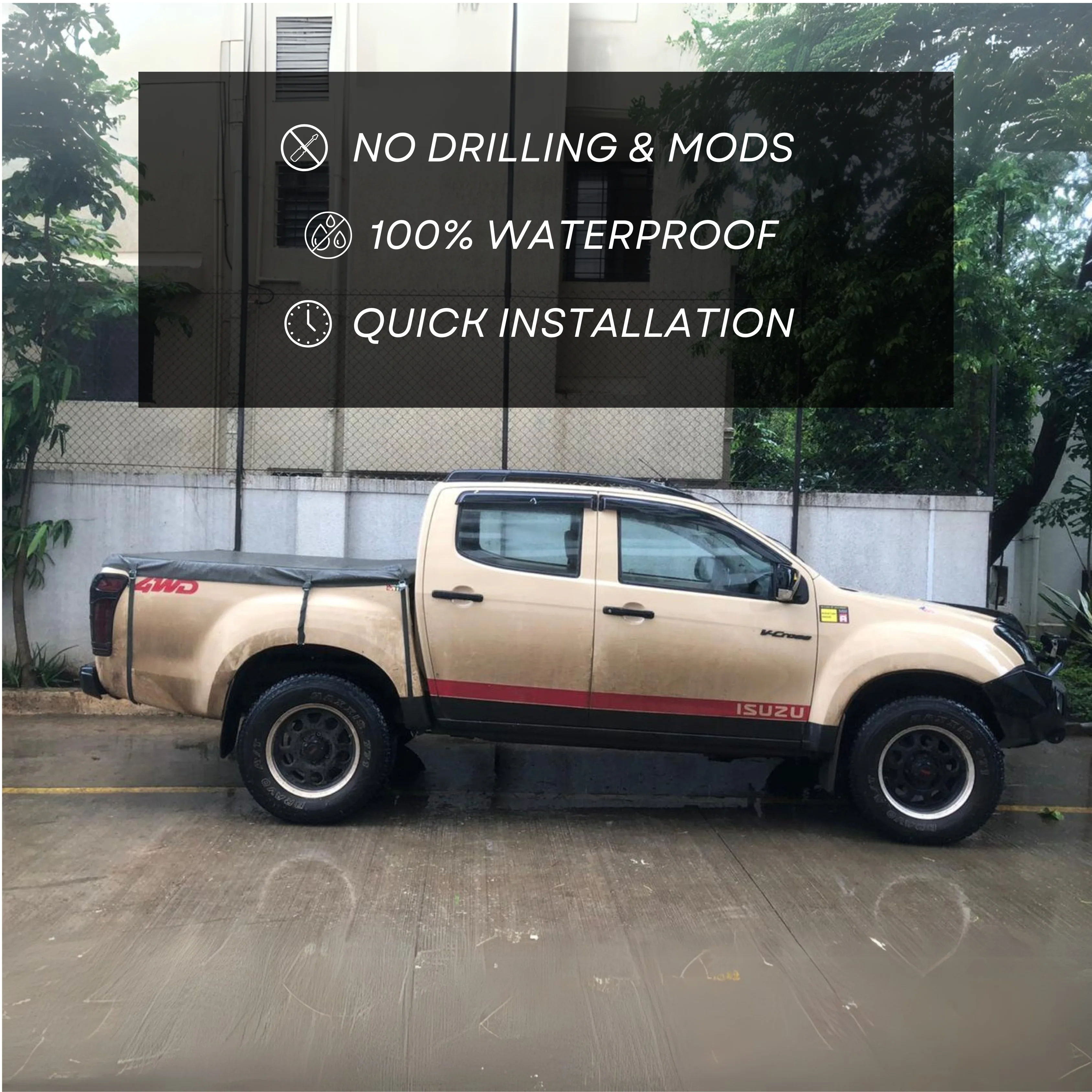 Isuzu D-Max V-Cross Tonneau Cover - Image 3
