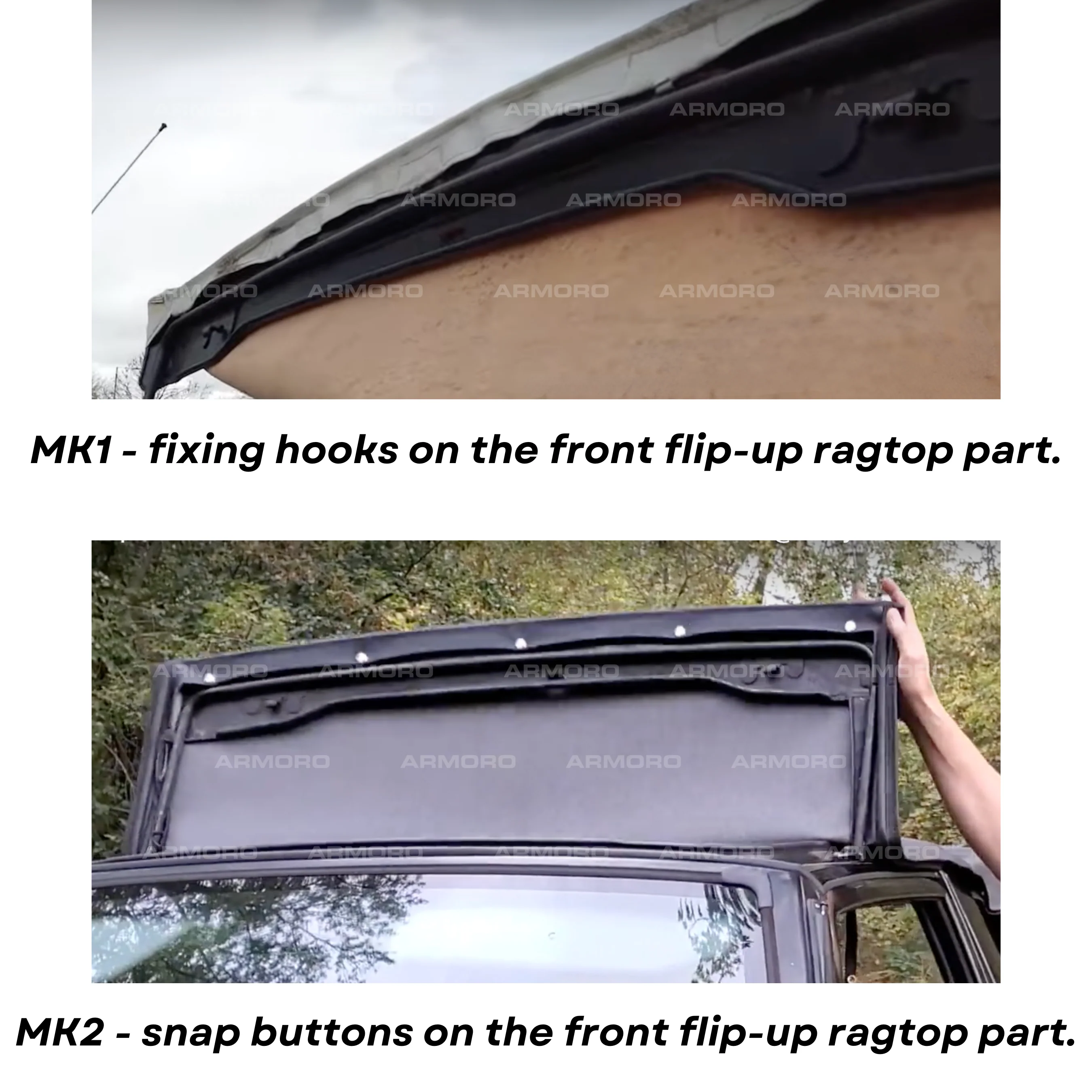 Suzuki Santana Vitara Bikini Soft Top - Image 3