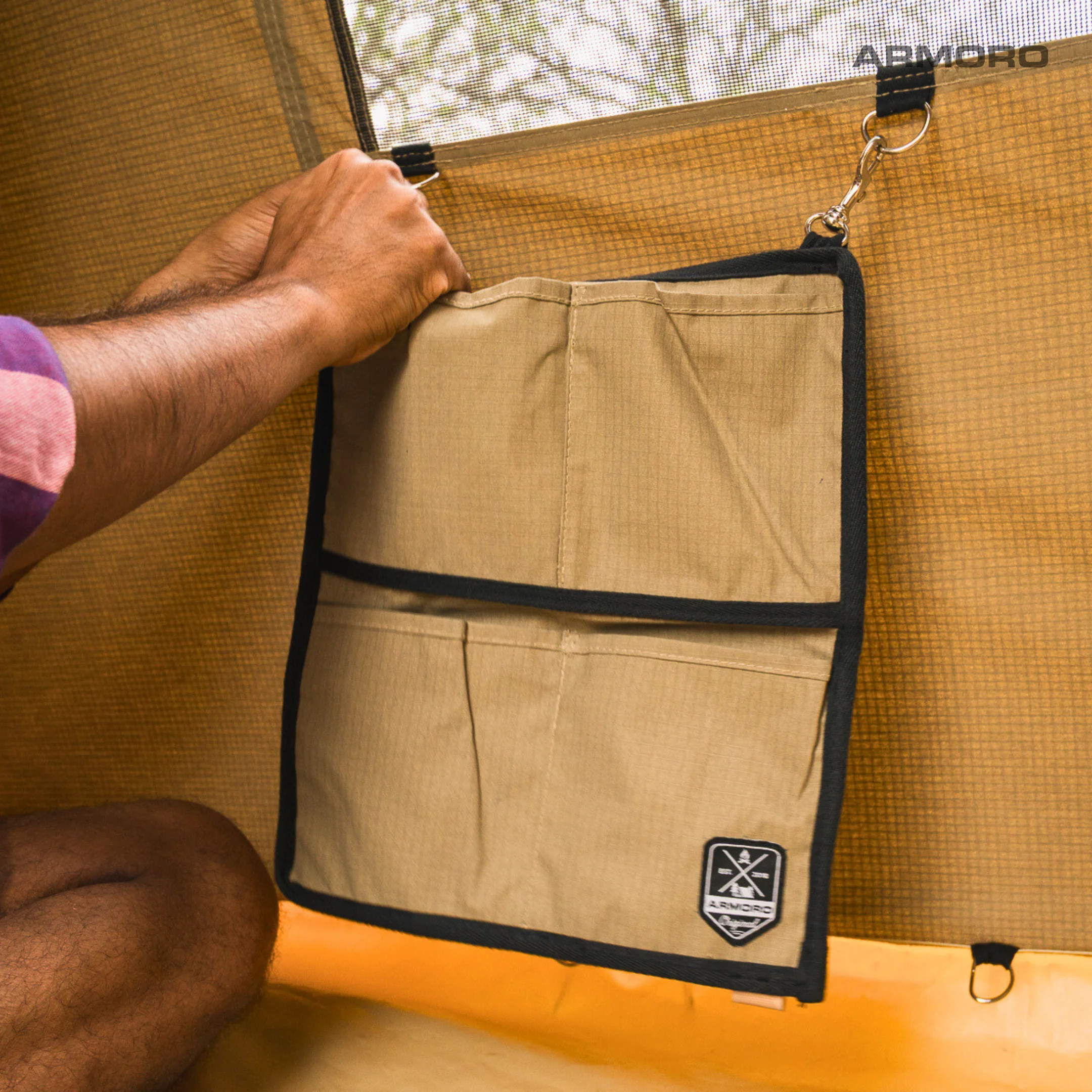 Hanging Pocket Organizer for Tents - Image 3