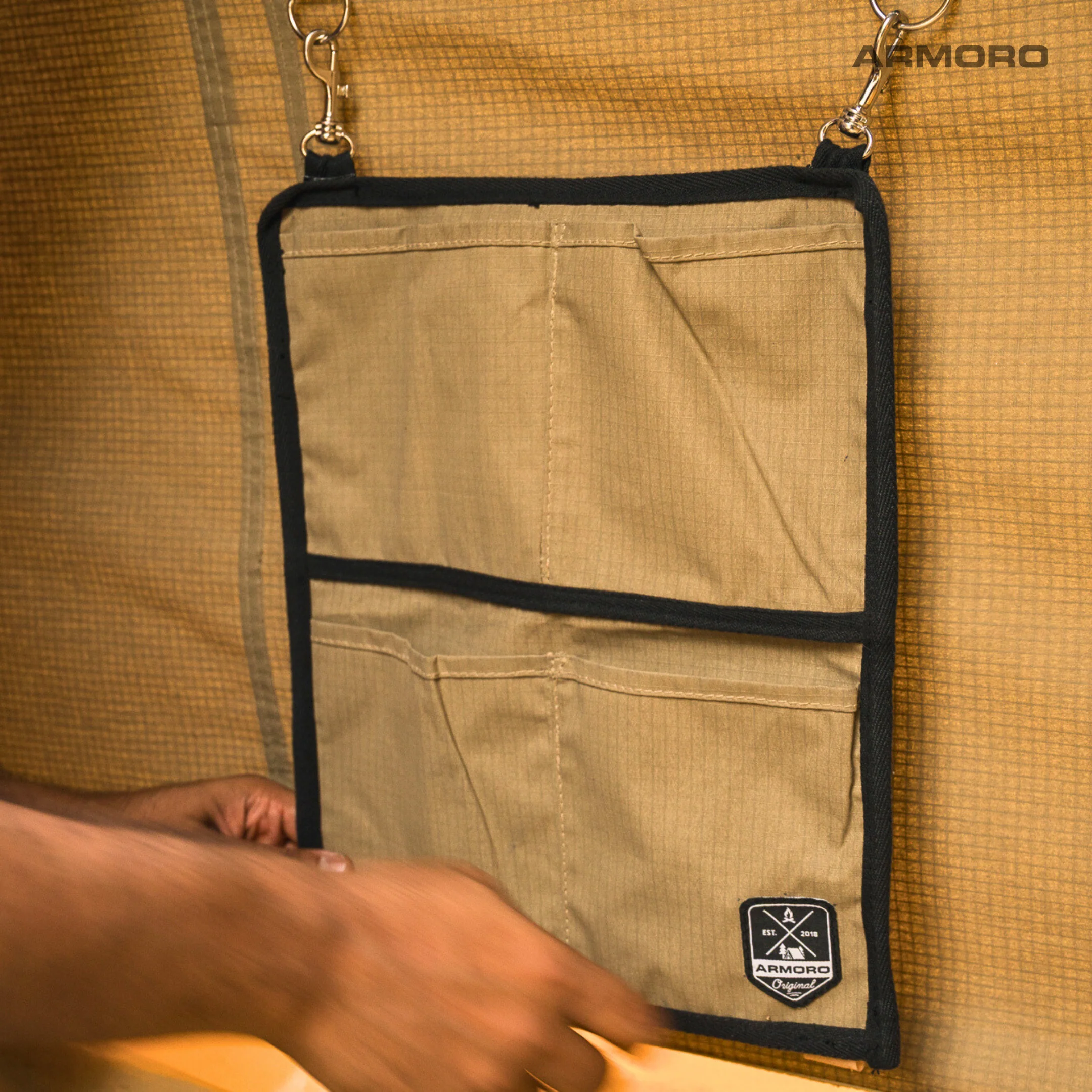 Hanging Pocket Organizer for Tents - Image 4
